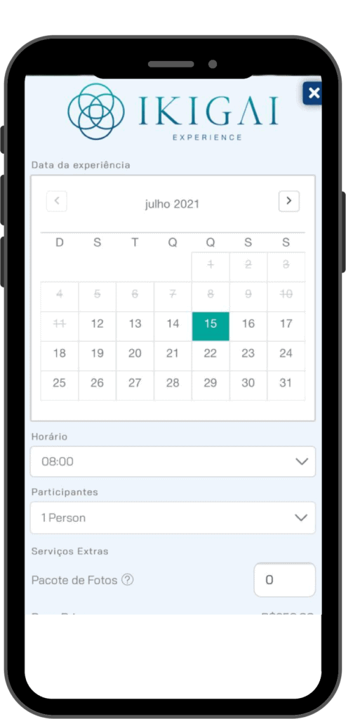 plataforma de programación de buceo