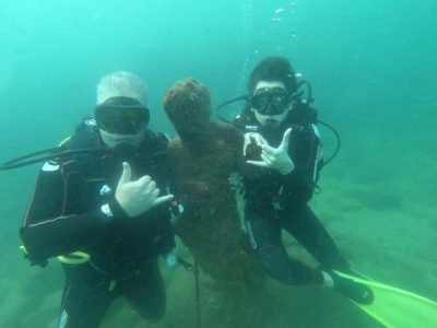 Submarinismo Ilhabela Estatua de Neptuno